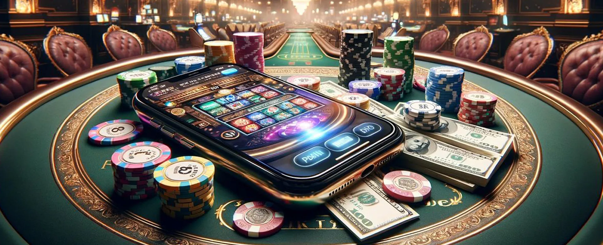 JILI7 Blog Main Visual showcasing a dynamic online casino and sports betting interface with golden accents and a luxurious feel.